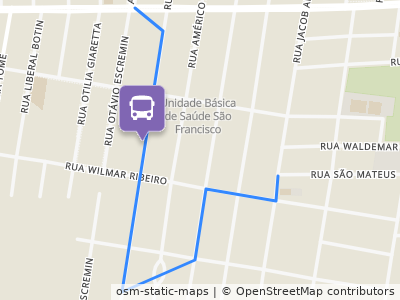 Mapa da parada