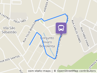Mapa da parada