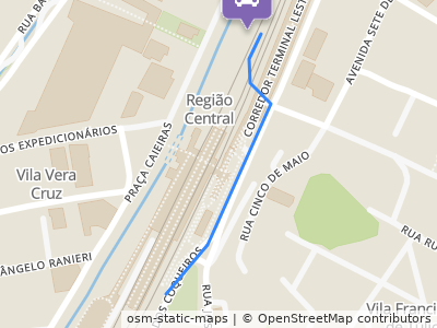 Mapa da parada