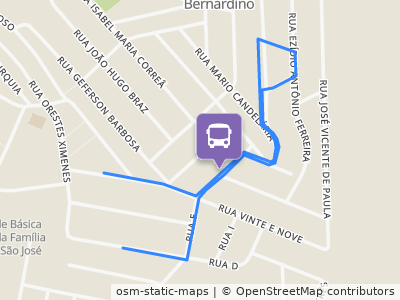 Mapa da parada