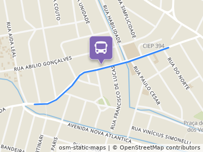 Mapa da parada