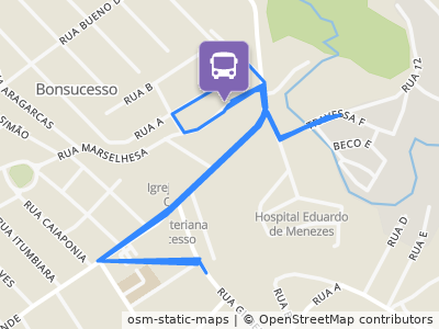 Mapa da parada