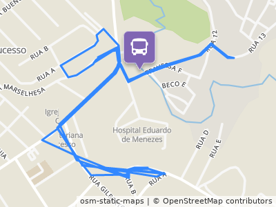 Mapa da parada