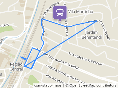 Mapa da parada