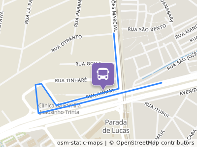 Mapa da parada
