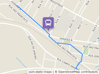 Mapa da parada