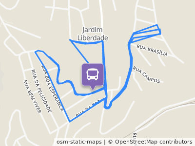 Mapa da parada