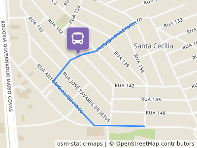 Mapa da parada