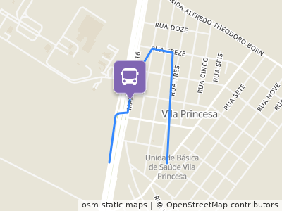 Mapa da parada