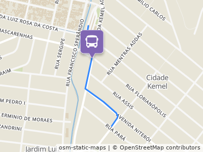 Mapa da parada