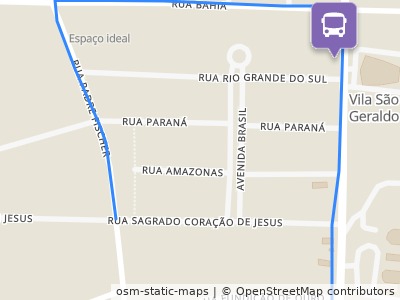 Mapa da parada