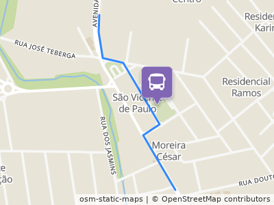 Mapa da parada
