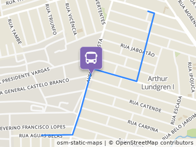 Mapa da parada