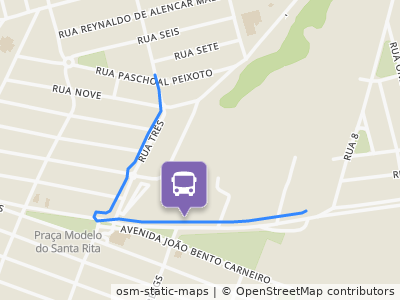 Mapa da parada