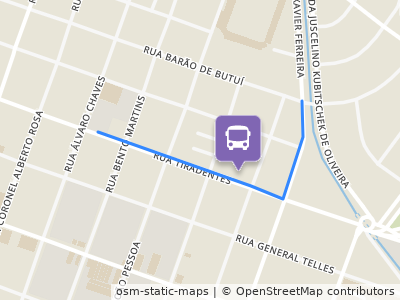 Mapa da parada