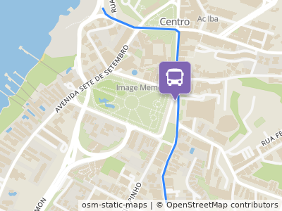 Mapa da parada