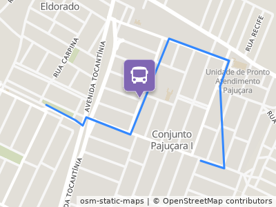 Mapa da parada
