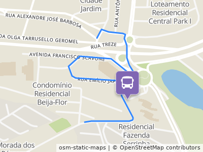 Mapa da parada