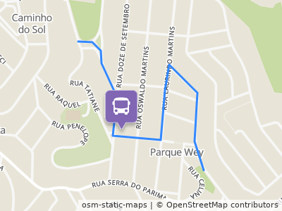 Mapa da parada
