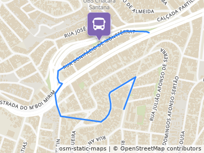 Mapa da parada