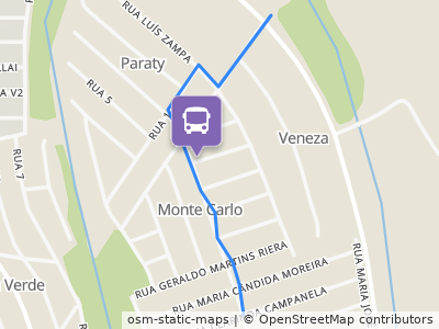 Mapa da parada