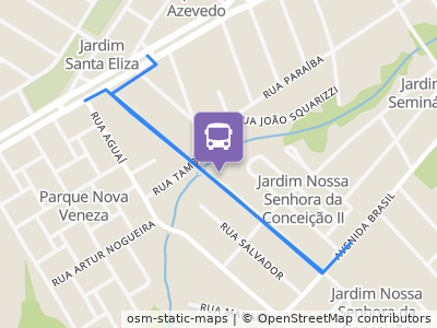 Mapa da parada