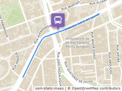 Mapa da parada
