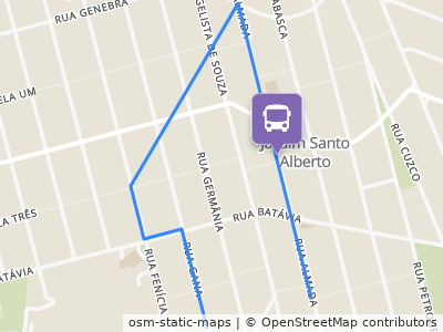Mapa da parada