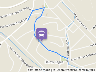 Mapa da parada