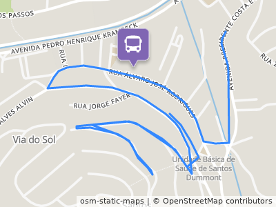 Mapa da parada