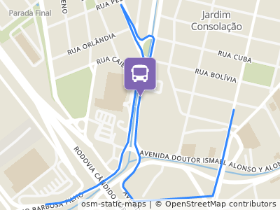 Mapa da parada