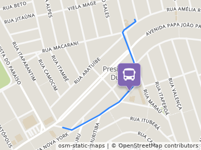 Mapa da parada