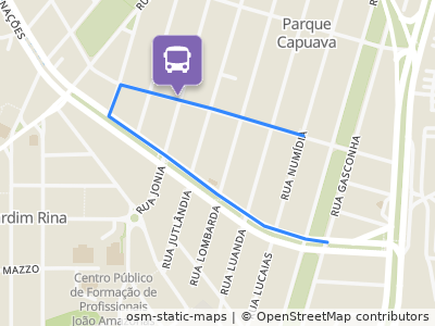 Mapa da parada
