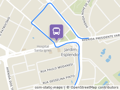 Mapa da parada