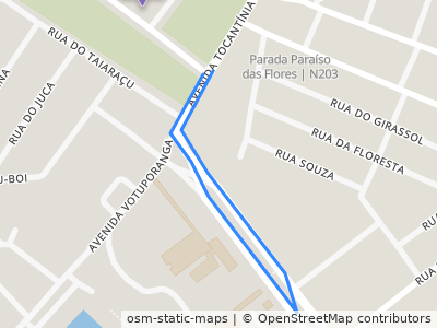 Mapa da parada