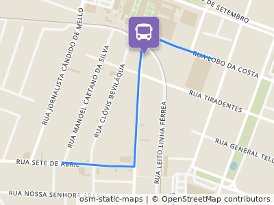 Mapa da parada