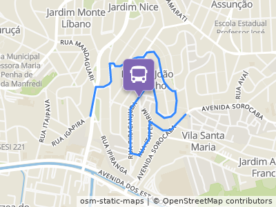 Mapa da parada
