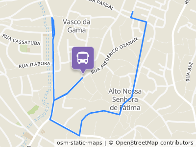 Mapa da parada