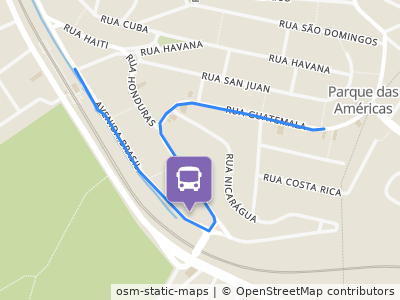 Mapa da parada