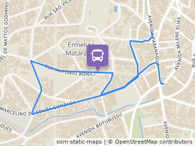Mapa da parada