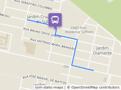 Mapa da parada