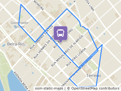 Mapa da parada