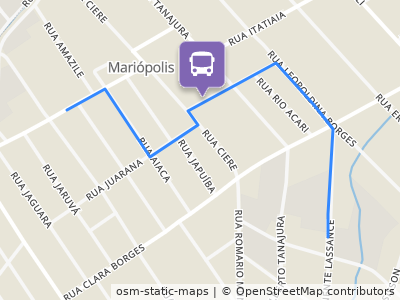 Mapa da parada