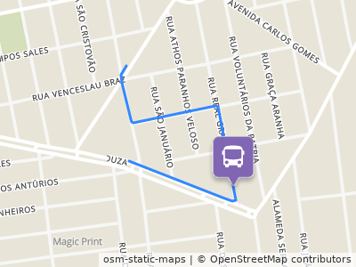 Mapa da parada