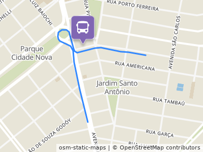Mapa da parada