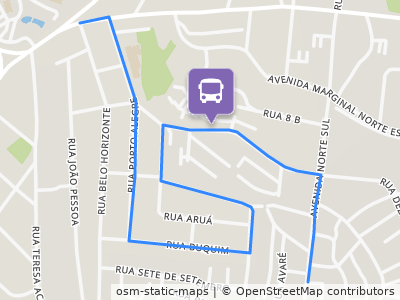 Mapa da parada