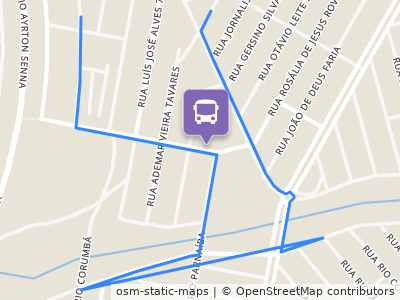 Mapa da parada