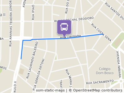 Mapa da parada