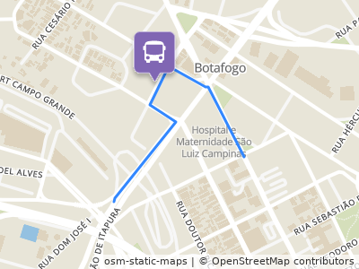 Mapa da parada
