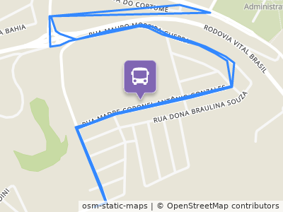Mapa da parada